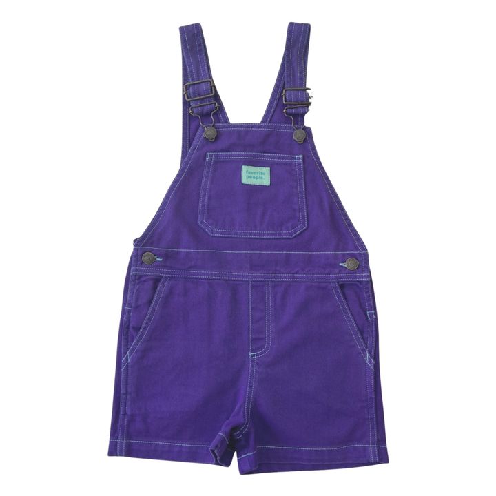 Salopette Courte Violet Storm | Violet- Image produit n°0