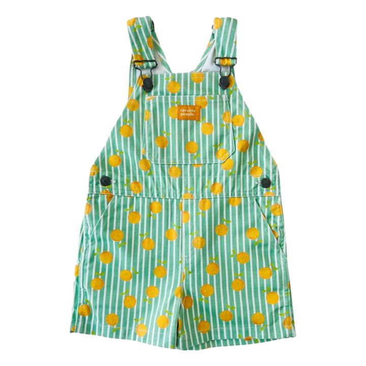 Salopette Courte Mandarine Tangerine | Vert- Image produit n°0