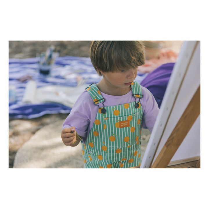 Salopette Courte Mandarine Tangerine | Vert- Image produit n°3