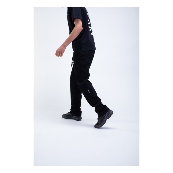 Pantaloni jogger in cotone organico Pause | Nero- Immagine del prodotto n°2