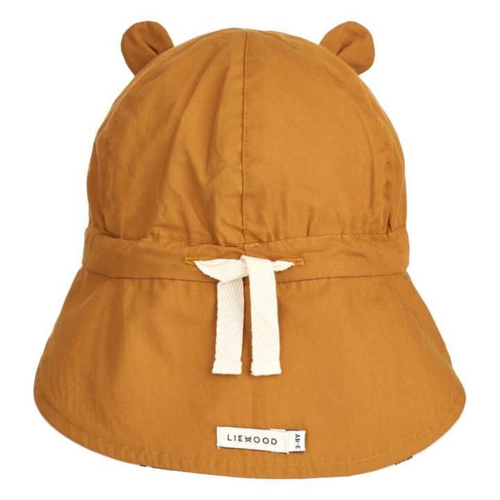 Gorra de algodón orgánico reversible con protección UV Gorm | Crudo- Imagen del producto n°3