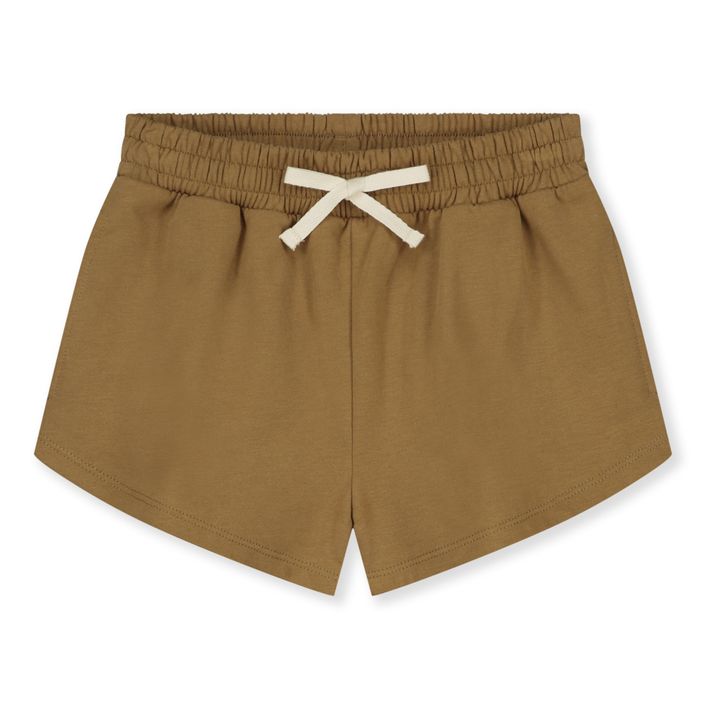 Short Coton Bio Uni | Camel- Image produit n°0