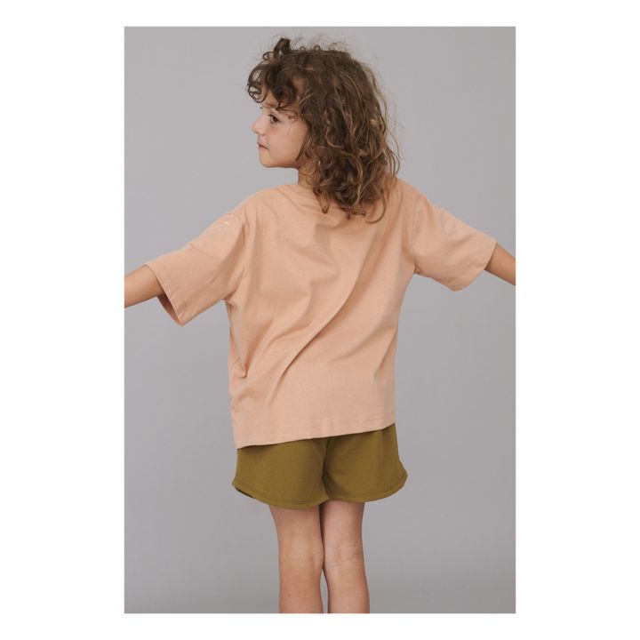 Short Coton Bio Uni | Camel- Image produit n°5