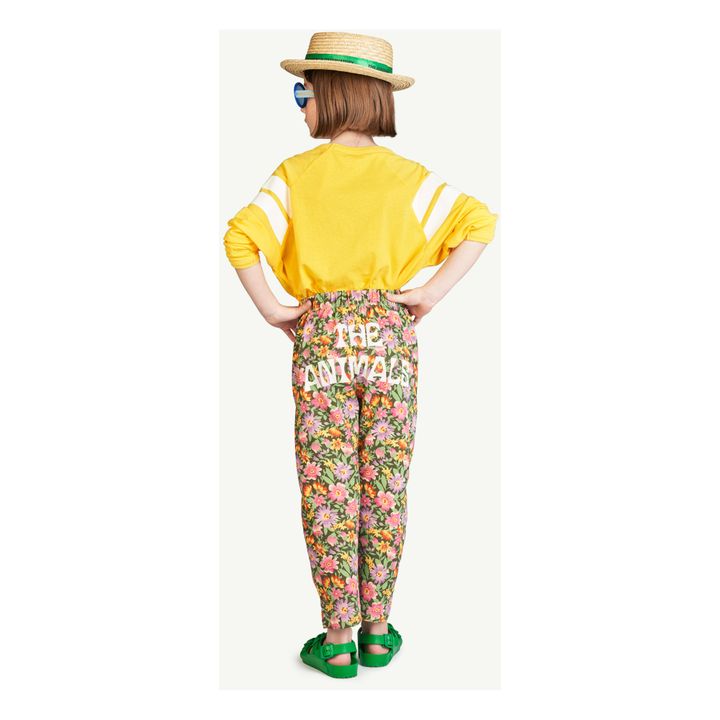 Camaleon Jersey Flower Print Trousers | Rosa- Imagen del producto n°2