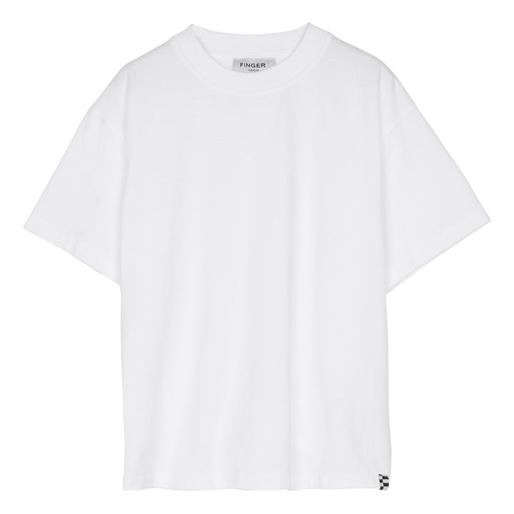 T-Shirt Oversized Bio-Baumwolle | Weiß- Produktbild Nr. 0