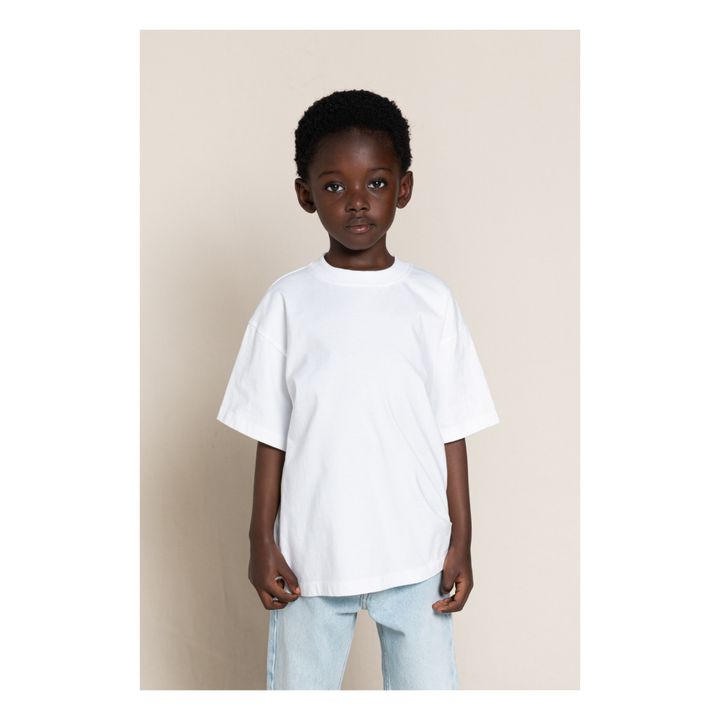 T-Shirt Oversized Bio-Baumwolle | Weiß- Produktbild Nr. 1