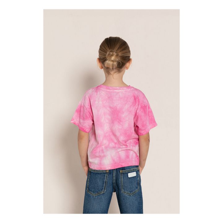 Queen Tie-Dye T-shirt | Fuchsie- Produktbild Nr. 2