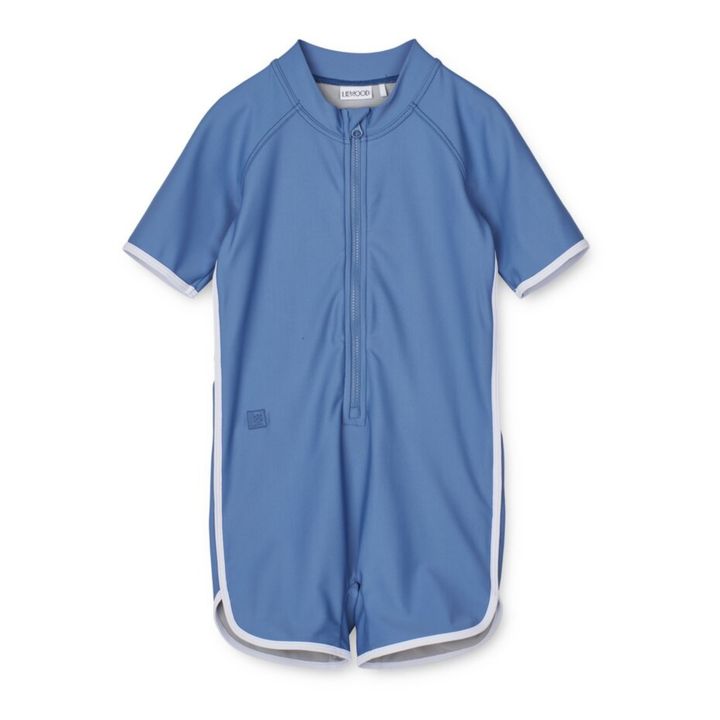 Triton Anti-UV Recycled Material Playsuit | Azul- Imagen del producto n°0