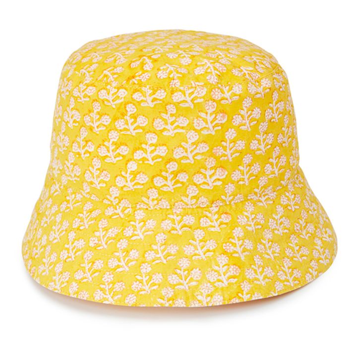 Organic Cotton Reversible Bucket Hat | Amarillo- Imagen del producto n°0