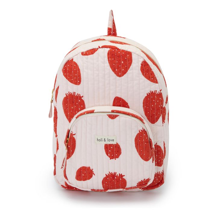 Organic Cotton Backpack | Red- Product image n°0
