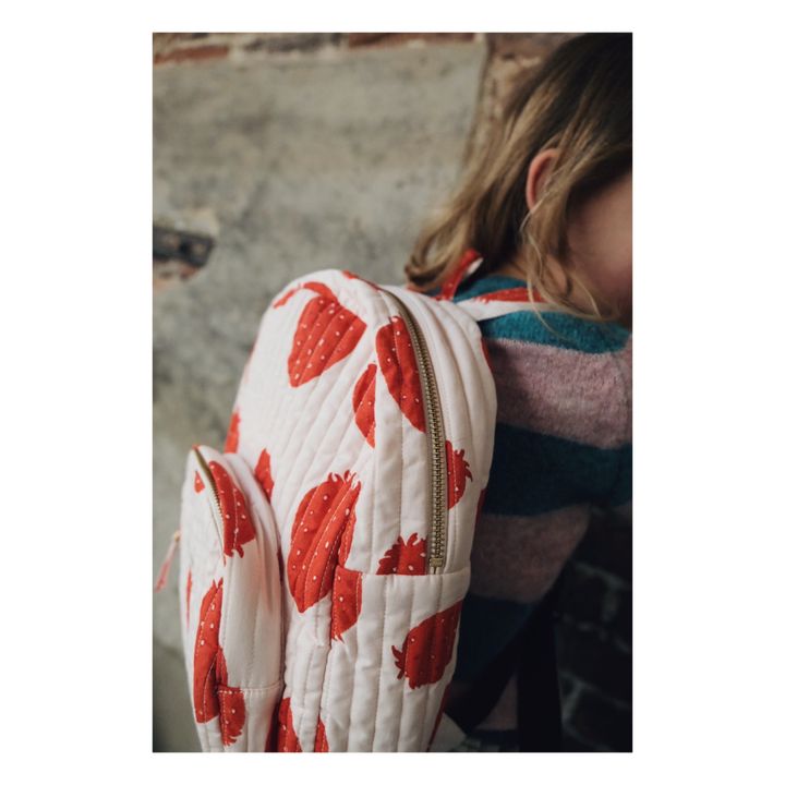 Organic Cotton Backpack | Red- Product image n°3