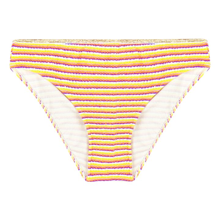 Loulou Summer Stripes Two-Piece Swimsuit | Amarillo- Imagen del producto n°2