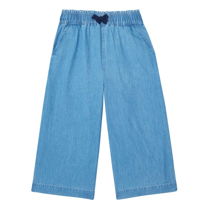 Pantalones amplios vaqueros | Azul- Imagen del producto n°0