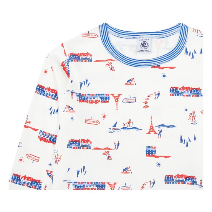 Conjunto de pijama de algodón orgánico Le Touquet | Crudo- Imagen del producto n°3