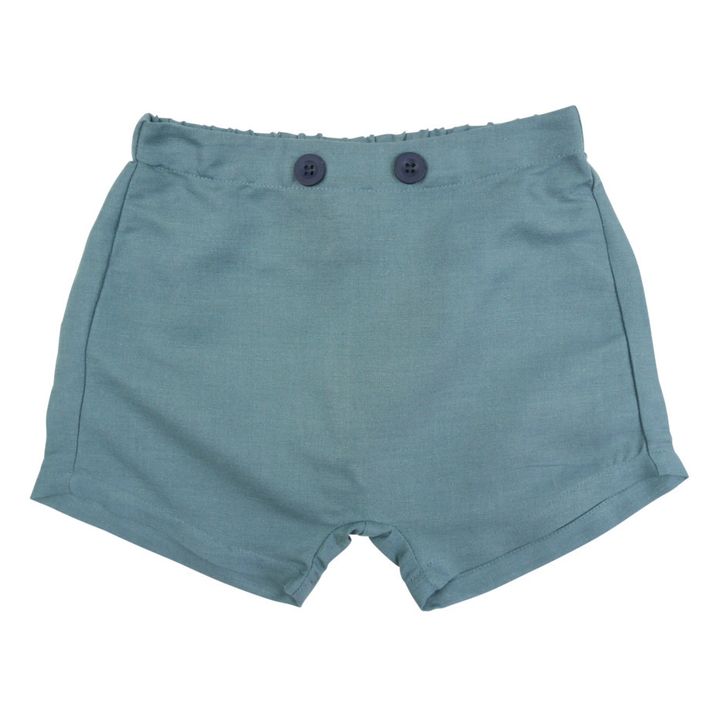 Linen Harem Shorts | Azul- Imagen del producto n°0