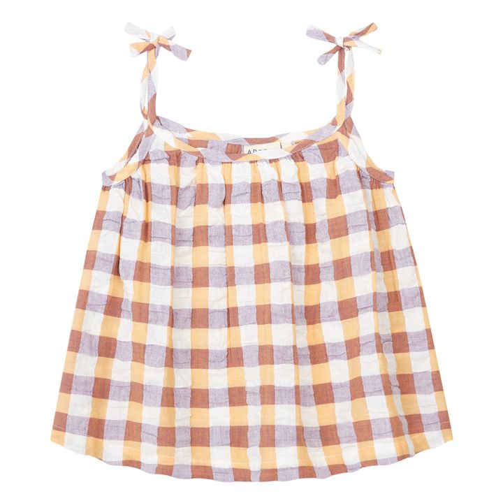 Blusa de algodón orgánico Debbie | Albaricoque- Imagen del producto n°0