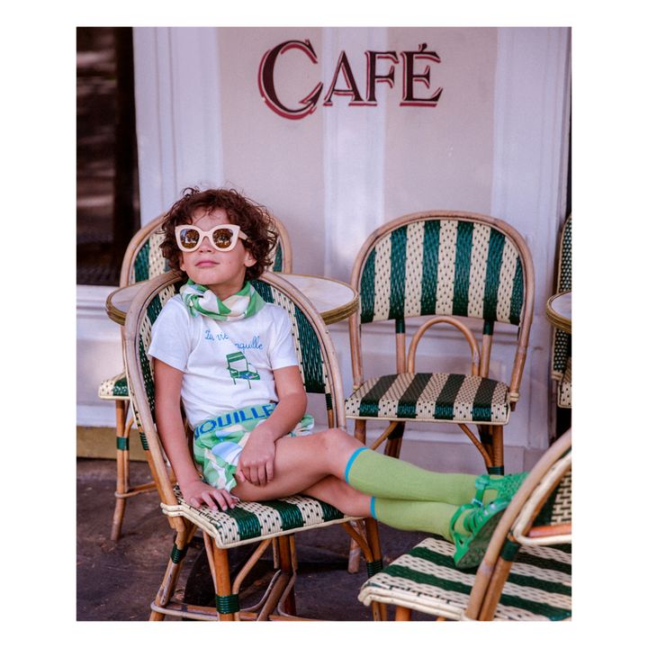 Graphic Print Scarf | Grün- Produktbild Nr. 1