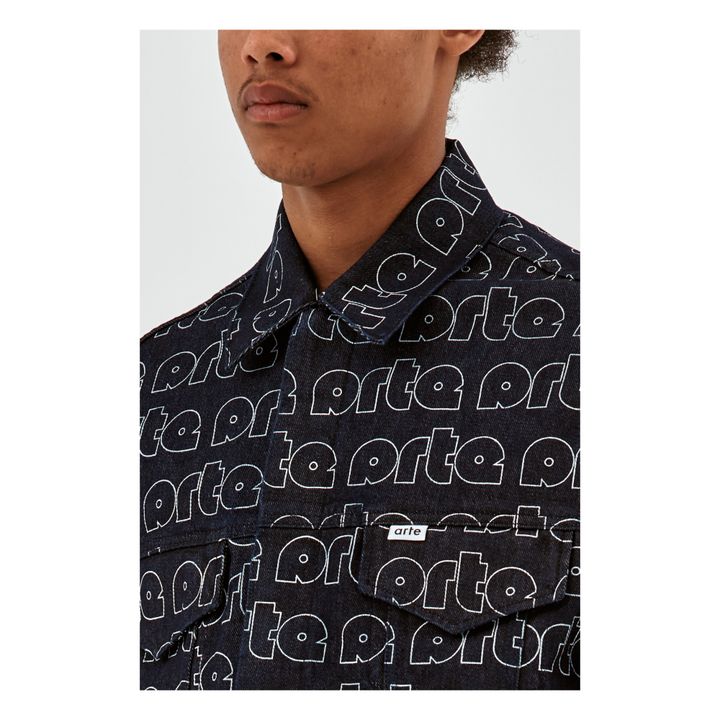 Jackson Allover Logo Jacket | Vaquero Bruto- Imagen del producto n°3