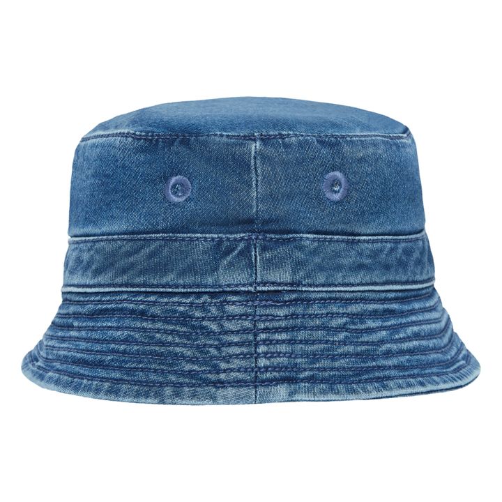 Gorro bob de sarga de algodón orgánico | Azul- Imagen del producto n°5