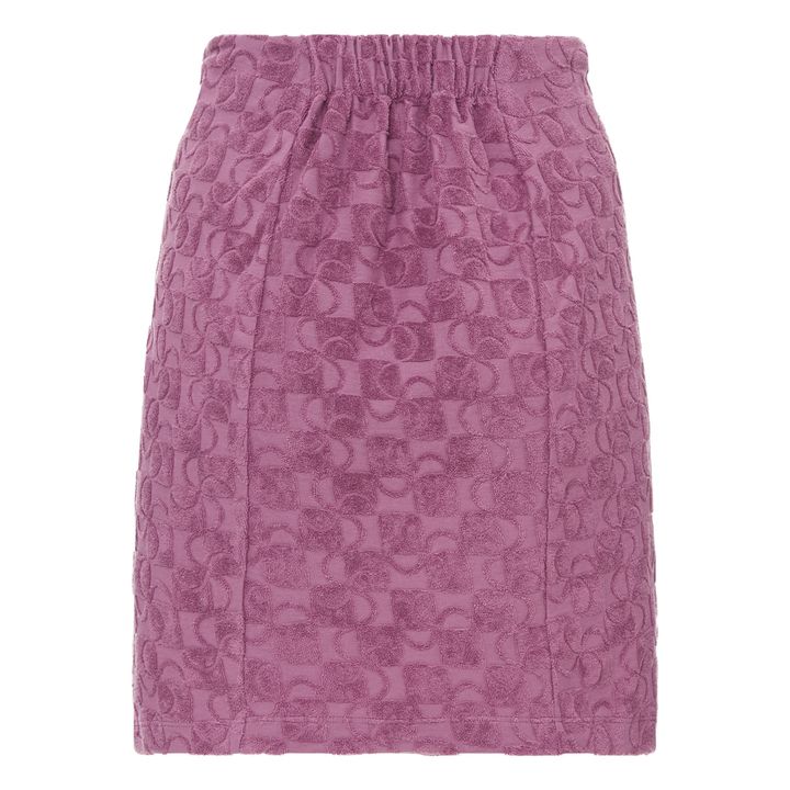 Organic Terry Skirt | Prugna- Immagine del prodotto n°3