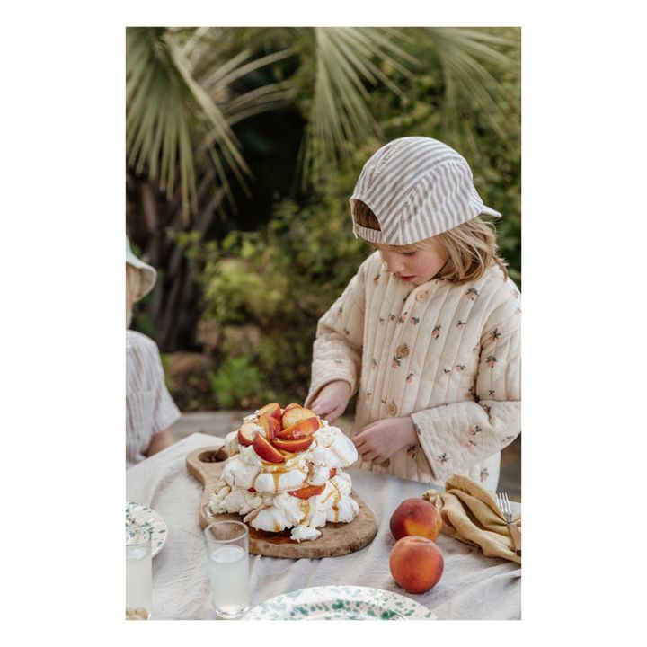 Reversible Printed Jacket | Beige rosado- Imagen del producto n°1