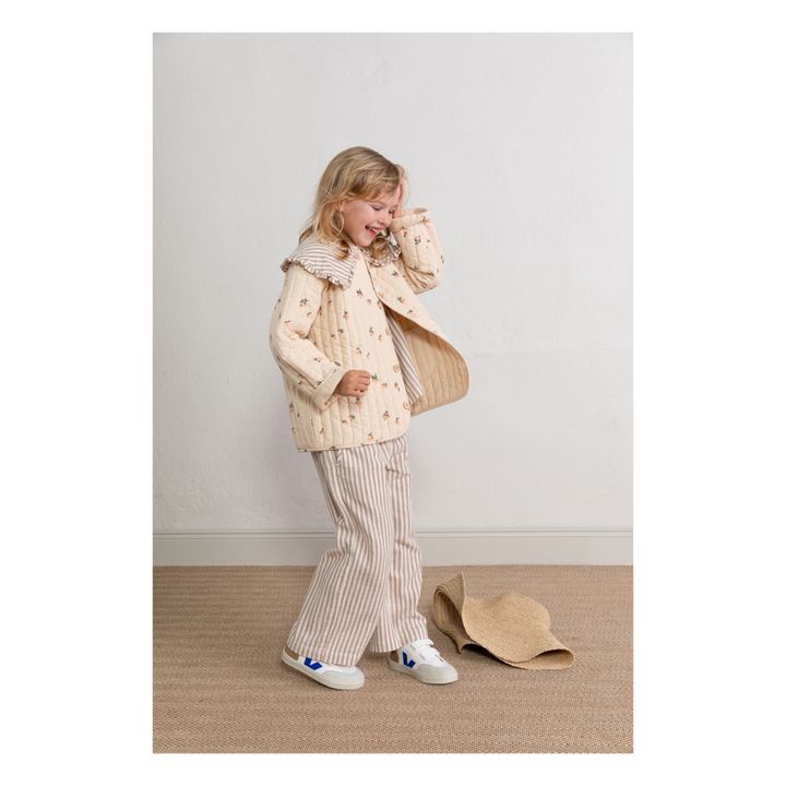 Reversible Printed Jacket | Beige rosado- Imagen del producto n°6