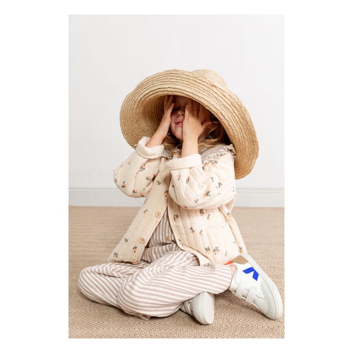 Reversible Printed Jacket | Beige rosado- Imagen del producto n°7