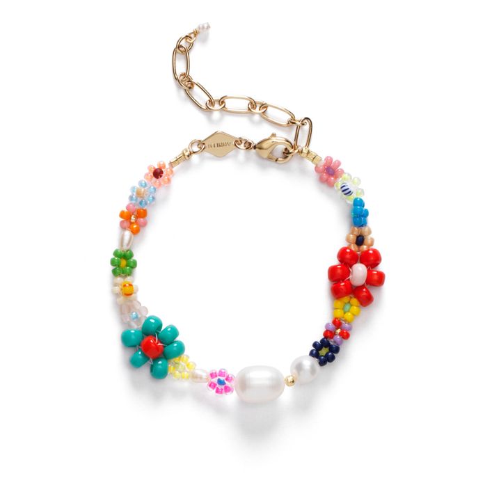 Mexi Flower Bracelet | Rosso- Immagine del prodotto n°0