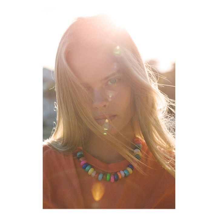 Disco Necklace | Rosa- Immagine del prodotto n°4
