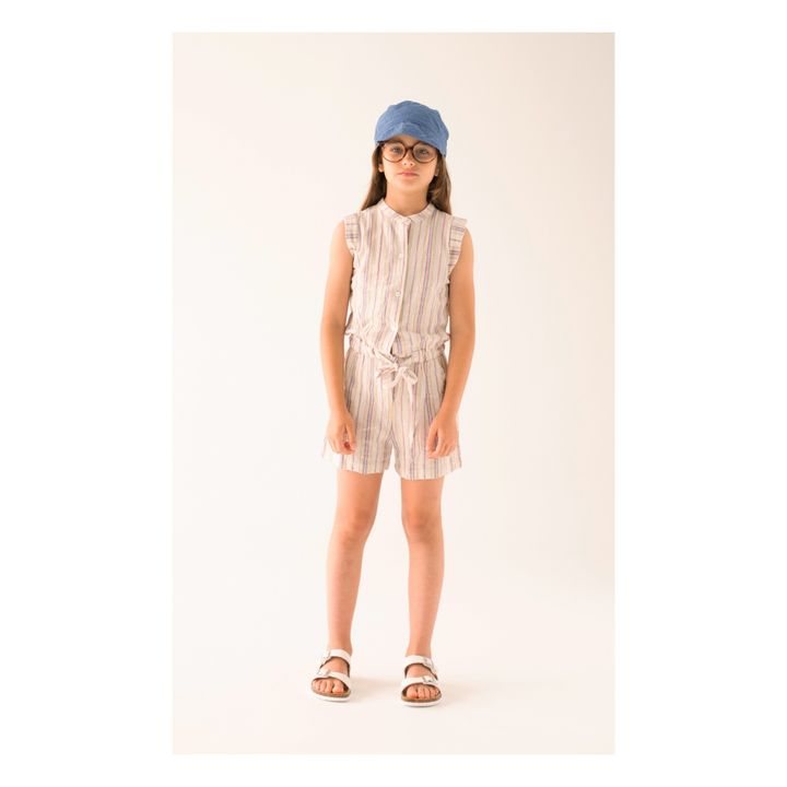 Summer Striped Playsuit | Seidenfarben- Produktbild Nr. 1