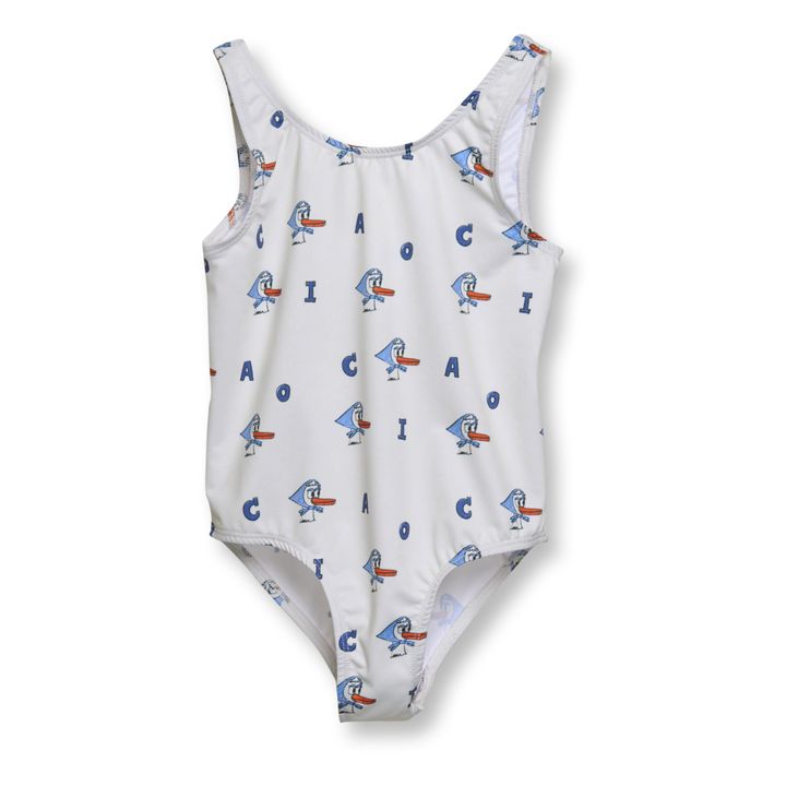 One-Piece Ducks Swimsuit | Seidenfarben- Produktbild Nr. 0