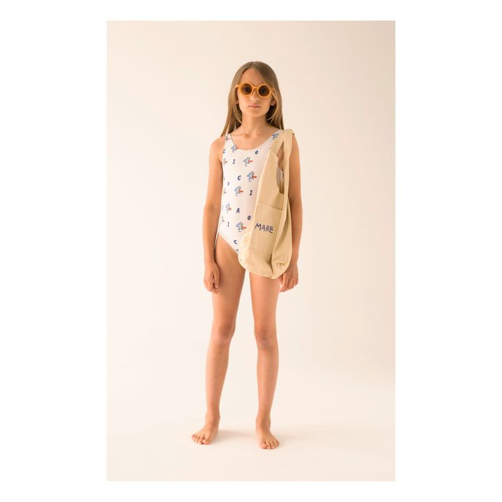 One-Piece Ducks Swimsuit | Seidenfarben- Produktbild Nr. 1