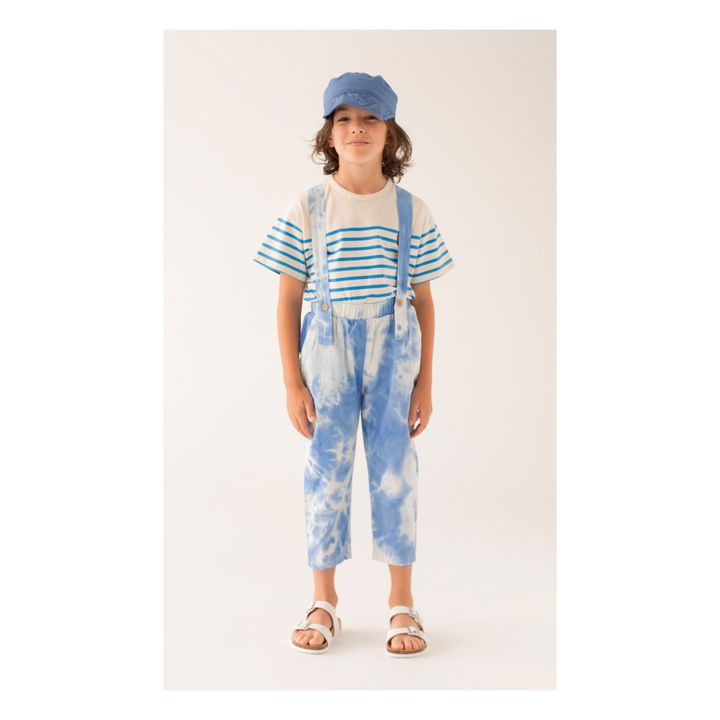 Tie-Dye Pants with Braces | Azul- Imagen del producto n°1