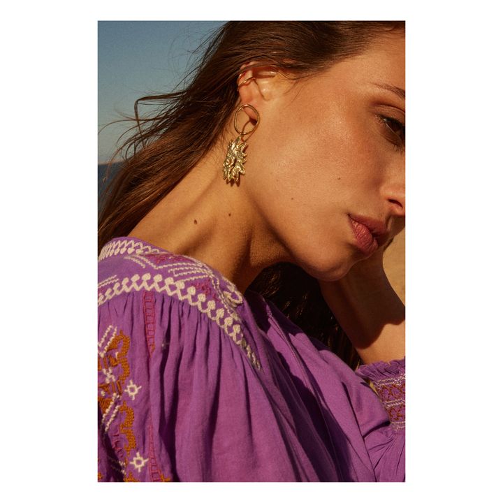 Exclusivo Elise Tsikis x Alma Deia - Pendiente Calobra | Gold- Imagen del producto n°5