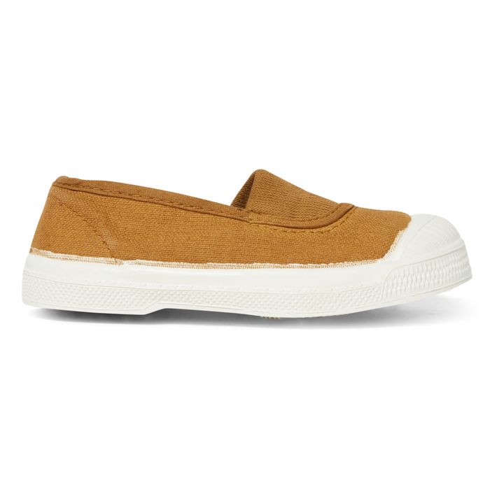 Vegan Elastic Sneakers | Camel- Immagine del prodotto n°0
