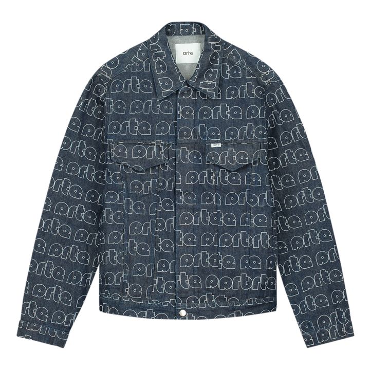 Jackson Allover Logo Jacket | Vaquero Bruto- Imagen del producto n°0