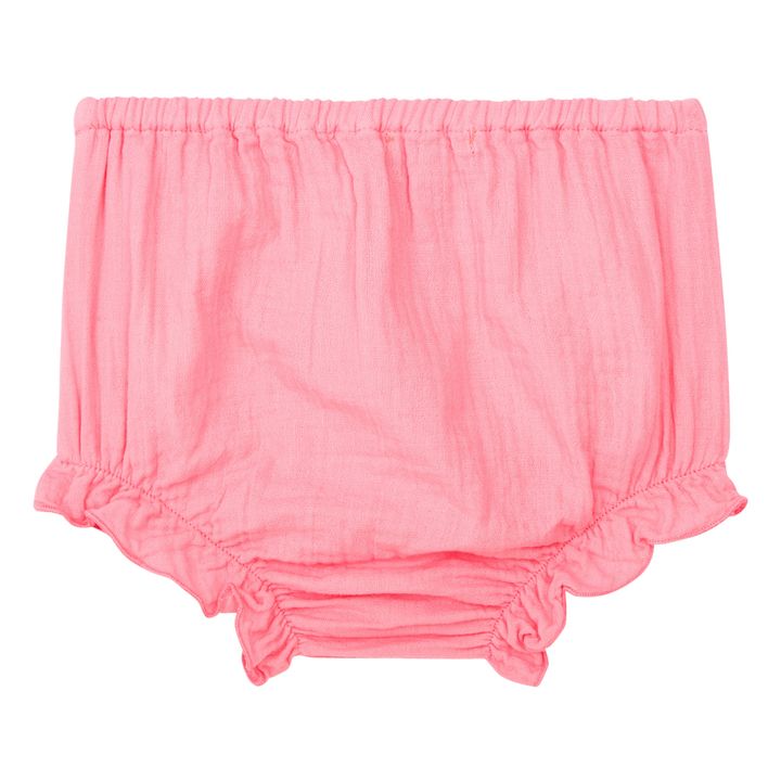 Bloom Cotton Gauze Bloomers | Rosa- Produktbild Nr. 1
