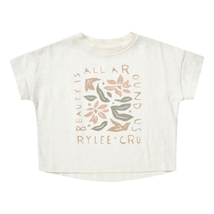 T-Shirt Boxy Beauty | Ecru- Image produit n°0