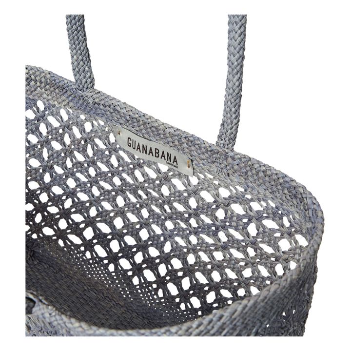 Syros Iraca Small Basket Bag | Gris- Imagen del producto n°3