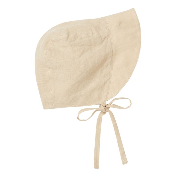 Cappello Old Fashion in lino organico | Beige- Immagine del prodotto n°0