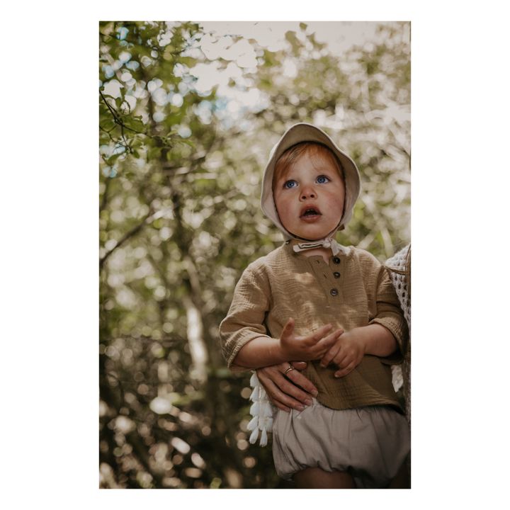 Beguin Old Fashion en Lin Bio | Beige- Image produit n°1