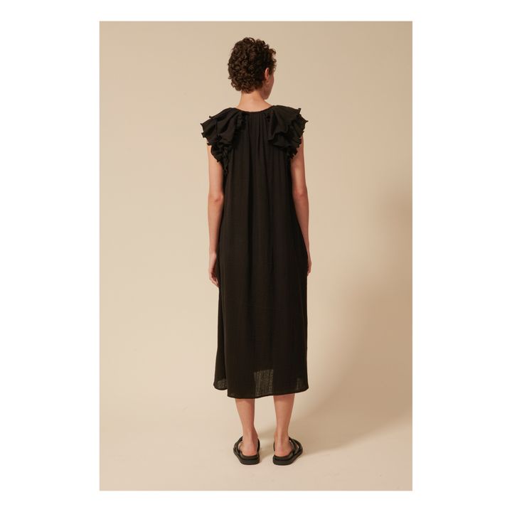 Kleid Jakarta Baumwollkrepp | Schwarz- Produktbild Nr. 6