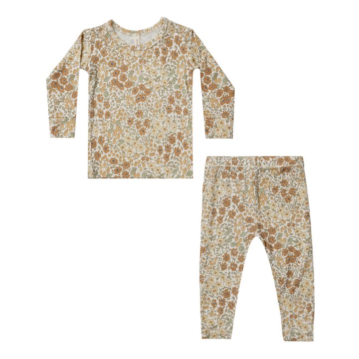 Pyjama Fleuri | Camel- Image produit n°0