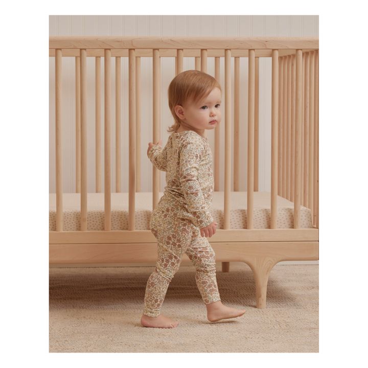 Pyjama Fleurie | Camel- Image produit n°1