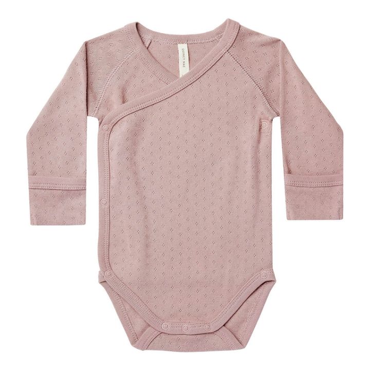 Body Coton Bio Pointelle Uni | Lilas- Image produit n°0
