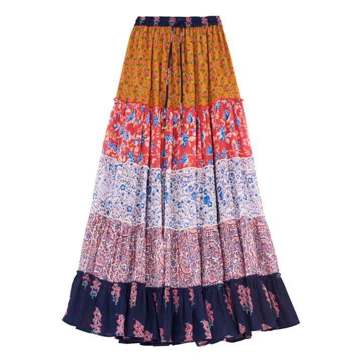 Nettie Maxi Skirt | Giallo senape- Immagine del prodotto n°0