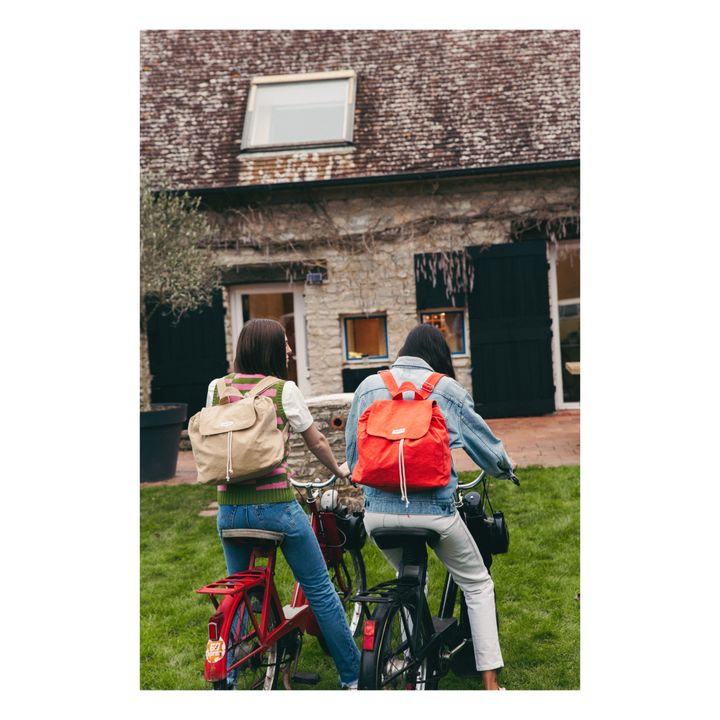 Georges Recycled Cotton Backpack | Nude Beige- Produktbild Nr. 2