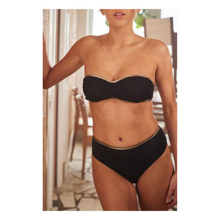 India Lace Bandeau | Negro- Imagen del producto n°1