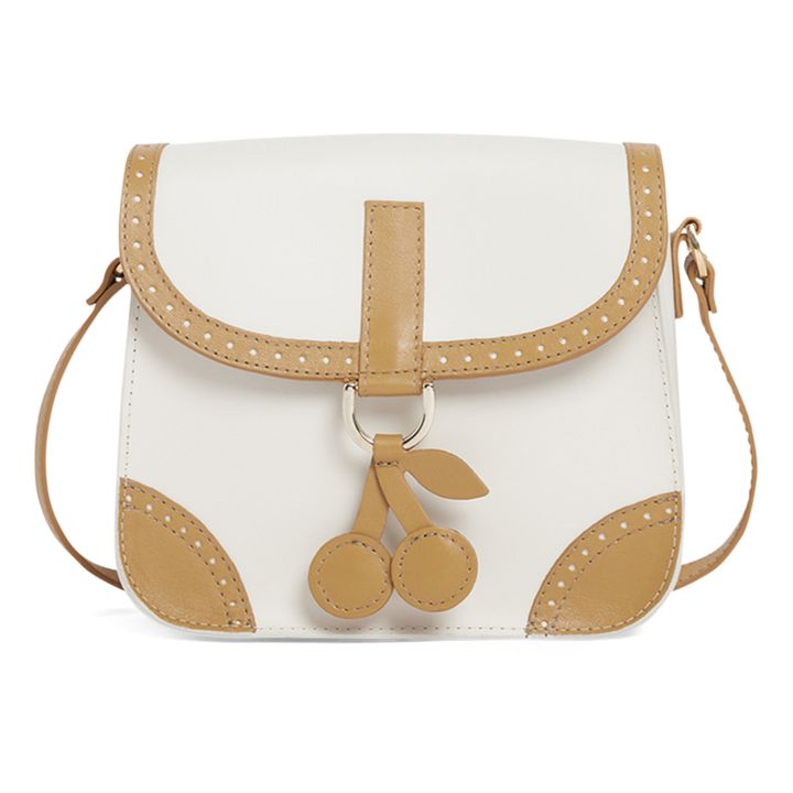 Tadam Two-Tone Leather Bag | Ecru- Immagine del prodotto n°0