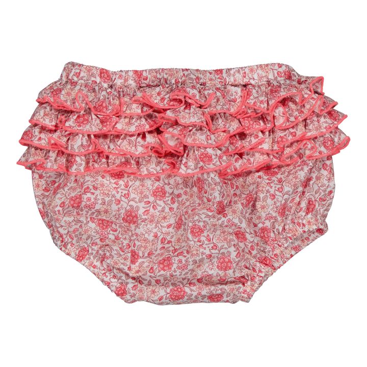 Dan Organic Cotton Floral Print Bloomers | Rosa- Produktbild Nr. 2